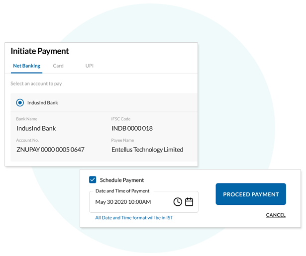 Pay through Multiple Banks and UPI